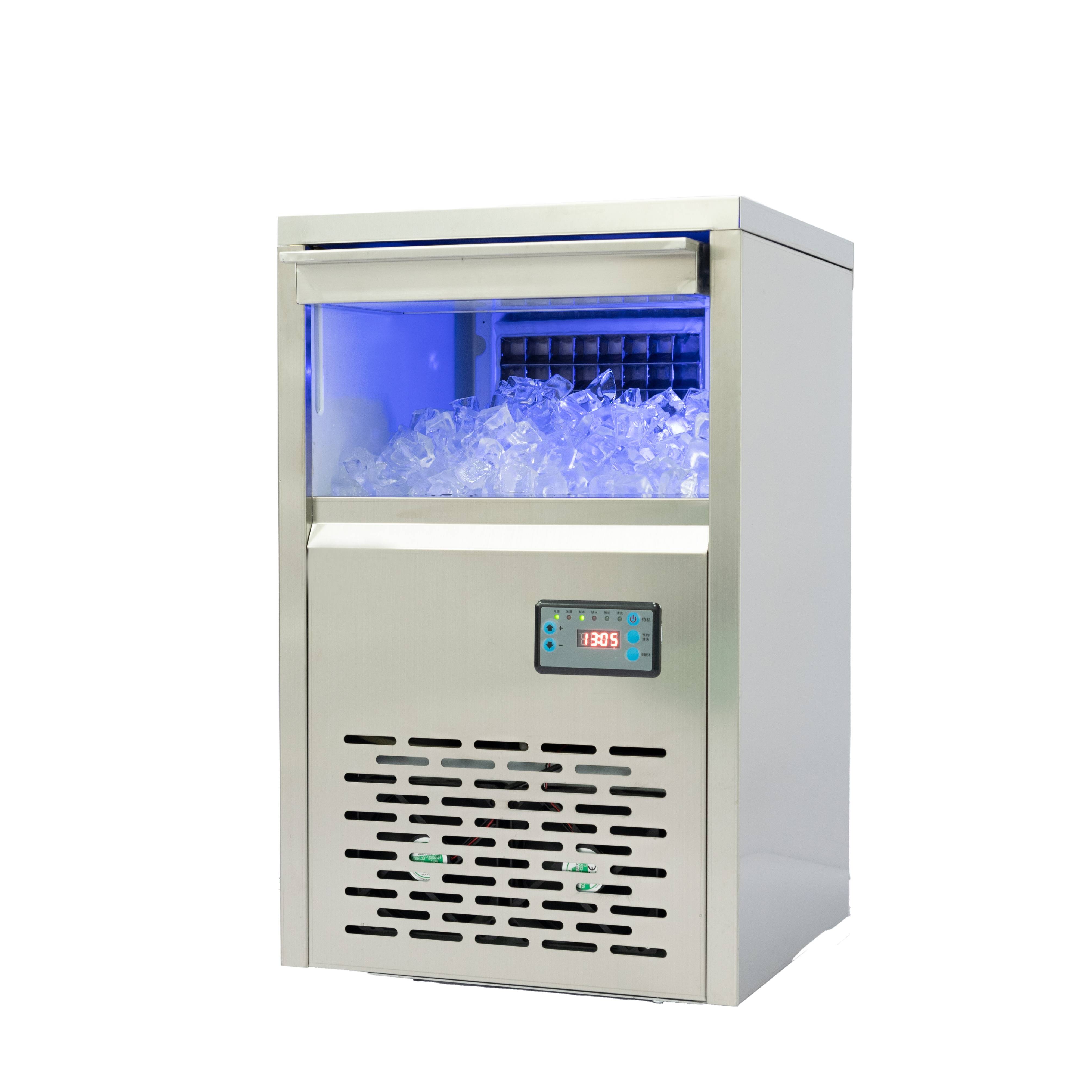 30kg-130kg  Water Fall Cube Ice Machine
